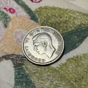 🪙 1948 United Kingdom One Shilling — King George VI — English Reverse — USED